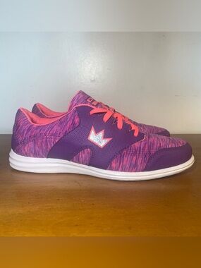 Brunswick Women's 9.5 Karma Sport Purple Pink Colorful Feminine Bowling Shoes